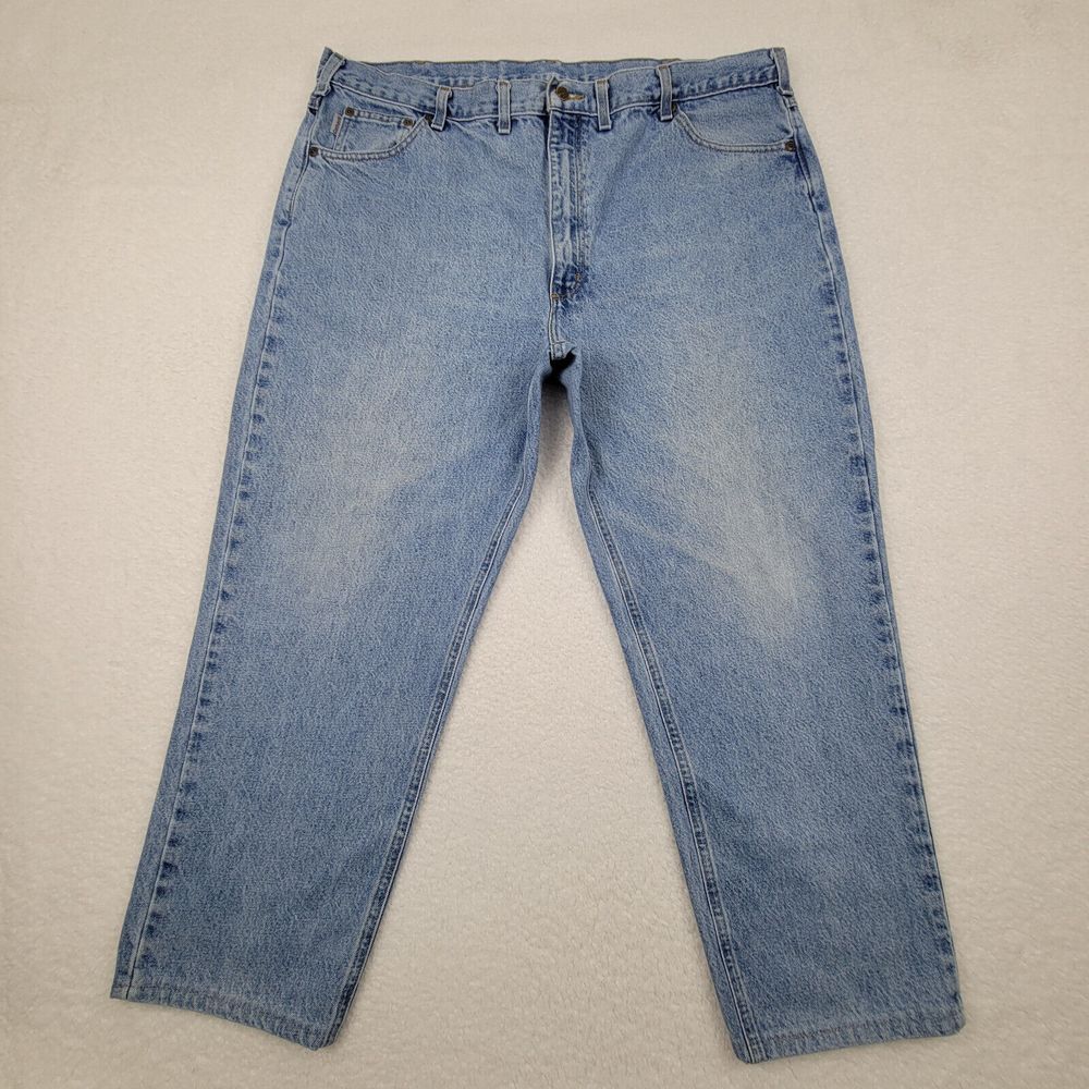 Carhartt Traditional Fit Straight Leg Jeans 44 x 30 Measures 41‎ x 27 B18 STW